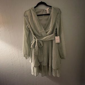 Long Sleeve Flowy mini dress